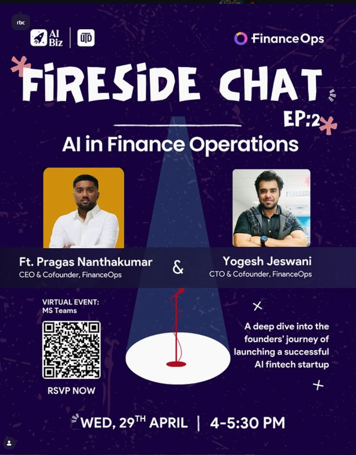 Fireside Chat Ep. 2: AI in Finance Operations