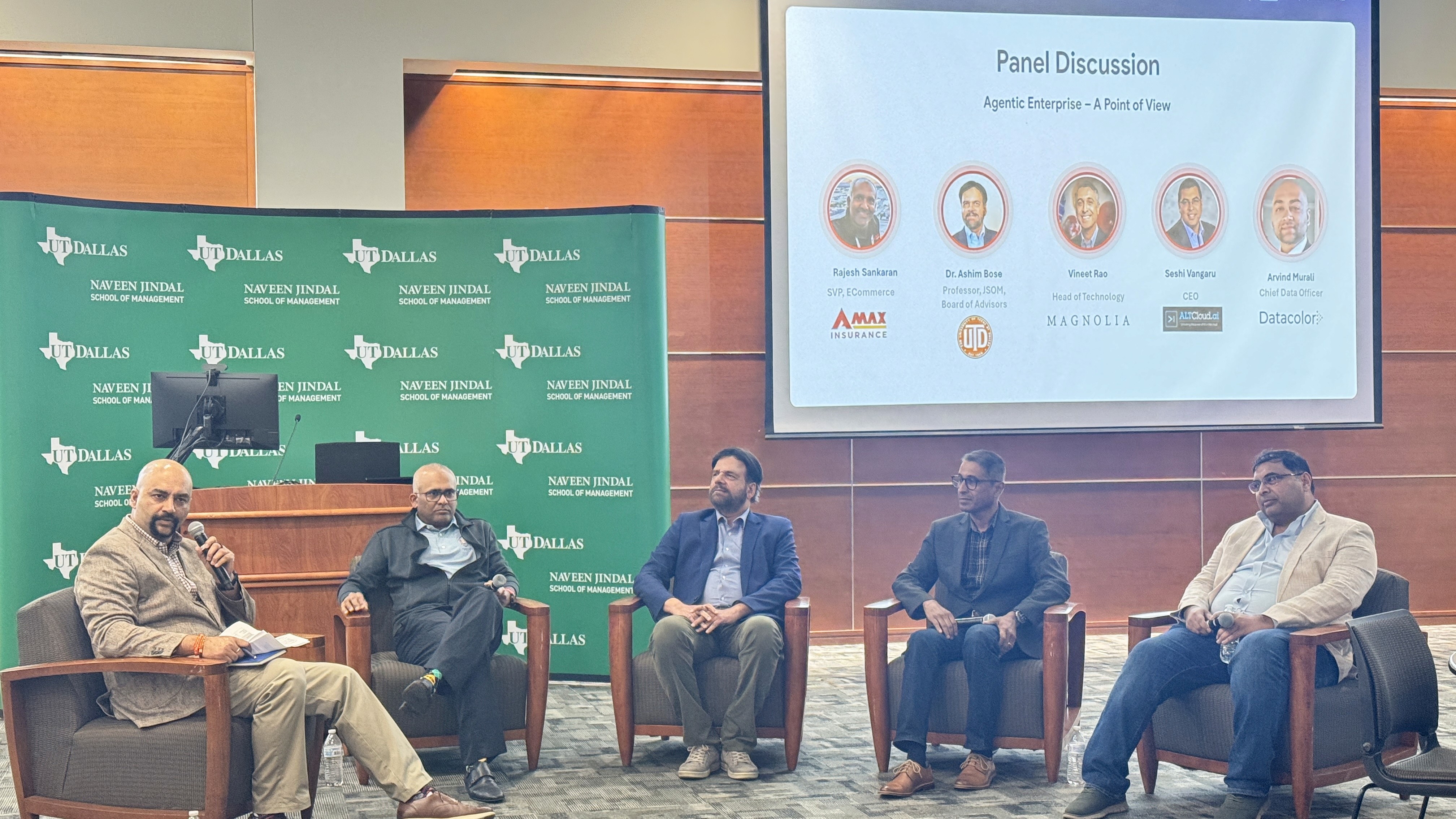 UTD AI Biz Club panel discussion
